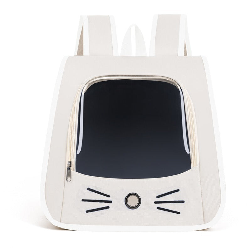 Pet carrier for cat, Cat backpack, breathable bag for cats and small dogs