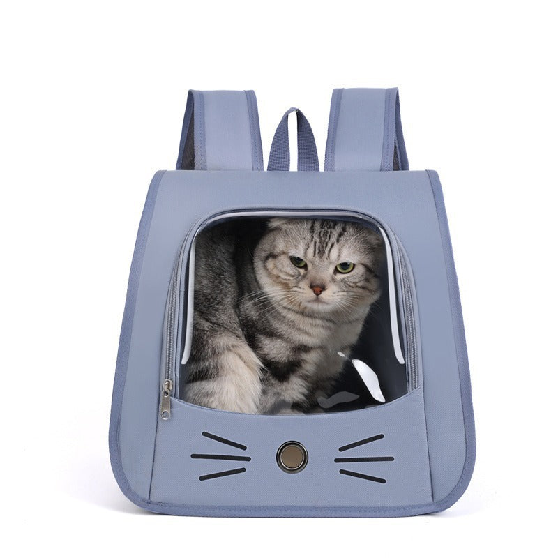 Pet carrier for cat, Cat backpack, breathable bag for cats and small dogs