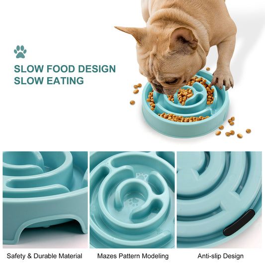 Slow Feeder Dog Bowl, Dog Feeder Bowl, For Healthy Eating Puppy Slow Feeder Bowl